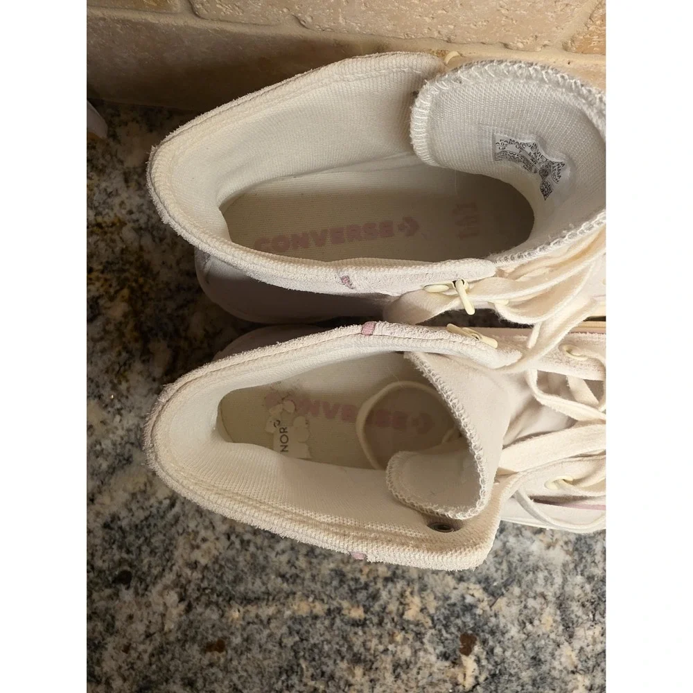 Converse Platform Pink White Women's Size 9 Sneakers Shoes A05962C High Top